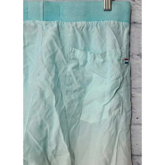 Sol Angeles Anthropologie Ombre Joggers Women's Medium Blue White Pockets - Picture 3 of 6